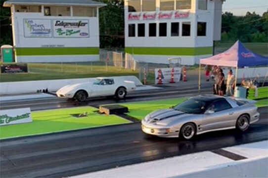 [VIDEO] Classic C3 Corvette Races a WS6 Firebird at the Dragstrip