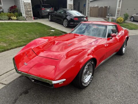 Corvettes for Sale: 454-powered 1968 Corvette Coupe on Bring a Trailer