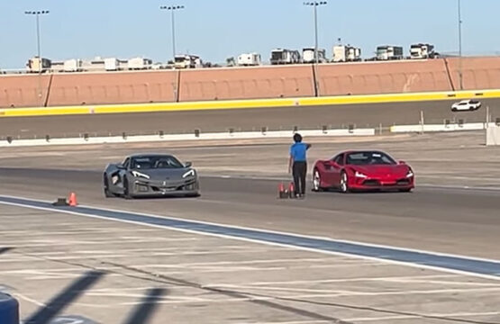 [VIDEO] 2024 Corvette E-Ray Smokes a Ferrari in a 0-60 MPH Sprint