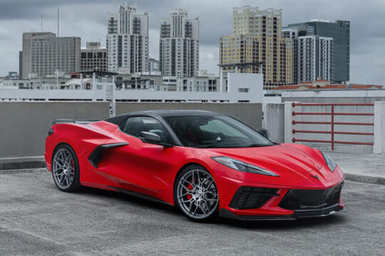 Introducing the New Speedway Wheel Design by E5 Wheels for the C8 Corvette Stingray