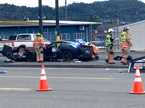 [ACCIDENT] Elderly C6 Corvette Driver Faces Multiple Citations After Causing a Two Car Crash in Oregon