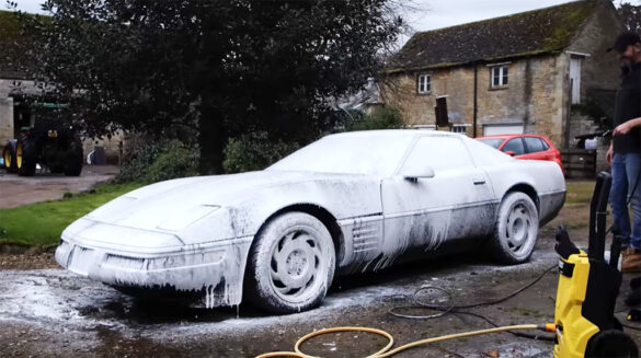 [VIDEO] English ‘Farm Find’ C4 Corvette ZR-1 Rescued and Gets First Wash