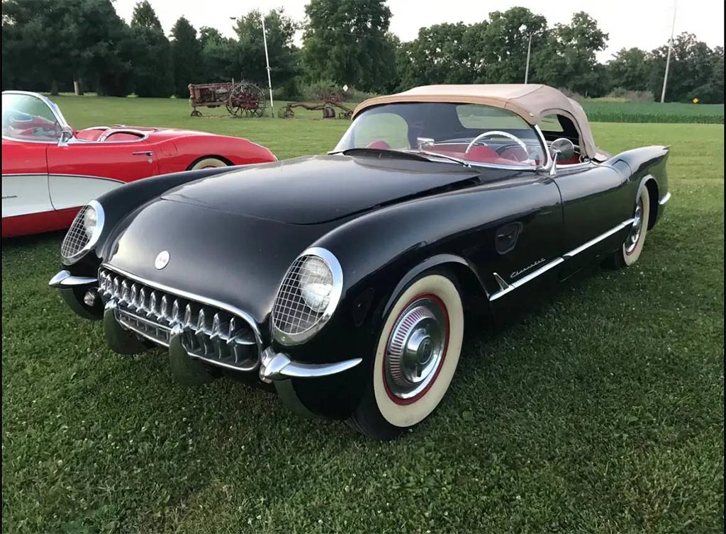 Corvettes for Sale: Black 1954 Corvette for Sale on Craigslist
