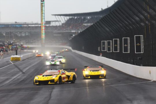 Corvette Racing at Indy: No. 3 Corvette Fights Way to Podium
