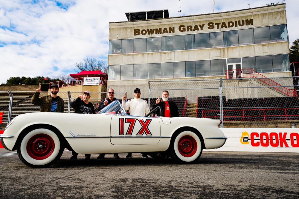 Rick Hendrick's 17X Corvette Racer Returns to Bowman Gray After It Went ...