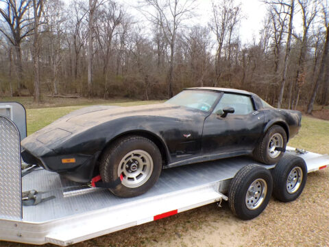 Corvettes for Sale: Barn Find 1979 Corvette L82 with a Four-Speed on eBay