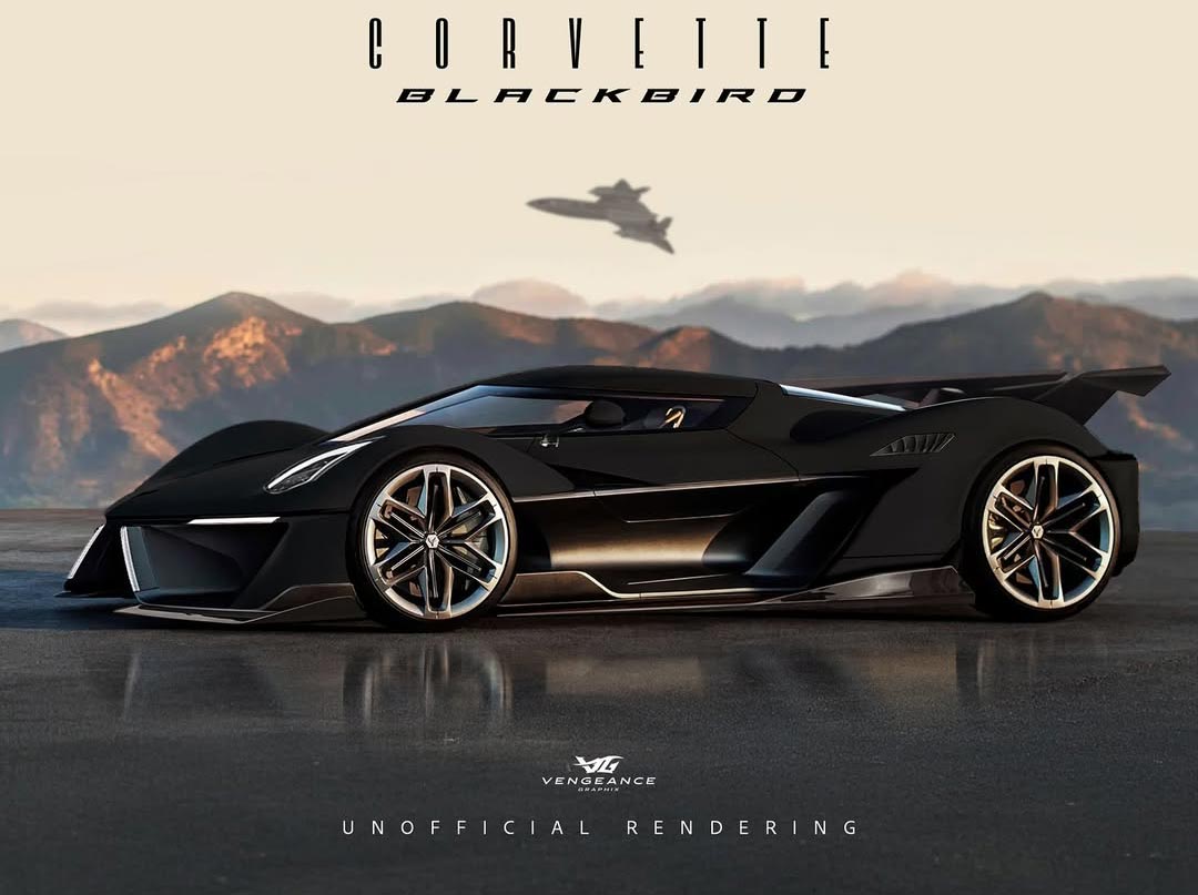 アート・デザイン・音楽 THE COMPLETE CORVETTE C8 Chevrolet Corvette Stingray Art Prints by Danny Whitfield