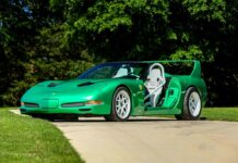 Corvettes for Sale: Crazy Green C5 Corvette Convertible Wants to be a Ferrari F40 Corvettes for Sale: Crazy Green C5 Corvette Convertible Wants to be a Ferrari F40