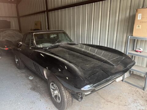 Corvettes for Sale: Stalled 1965 Corvette Convertible Project on eBay
