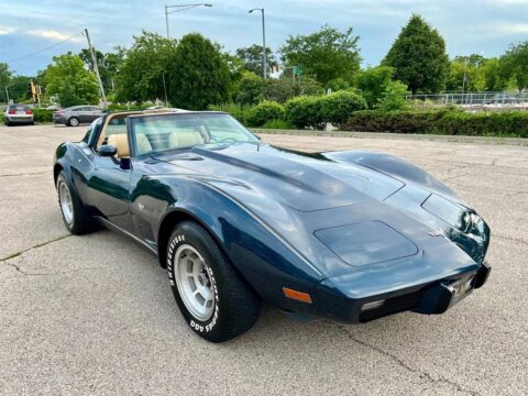 Corvettes for Sale: Dark Blue Metallic 1979 Corvette Offered on Craigslist