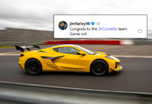 Ford CEO Jim Farley Responds to the Corvette Team’s Nürburgring Times with “Game On” Message Ford CEO Jim Farley Responds to the Corvette Team's Nürburgring Times with "Game On" Message