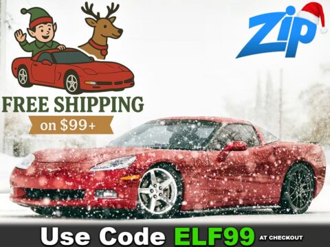 Free Shipping on $99 or more at Zip Corvette