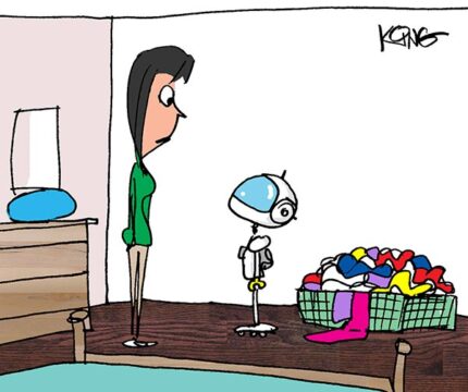 Saturday Morning Corvette Comic: AI Robots Become Intelligent