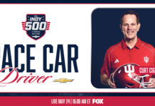 Corvette ZR1X Named as the Official 2026 Indy 500 Pace Car with IU Coach Curt Cignetti as the Honorary Driver Corvette ZR1X Named as the Official 2026 Indy 500 Pace Car with IU Coach Curt Cignetti as the Honorary Driver