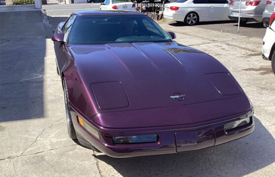 Corvettes for Sale: Black Rose 1993 Corvette Offered on Craigslist