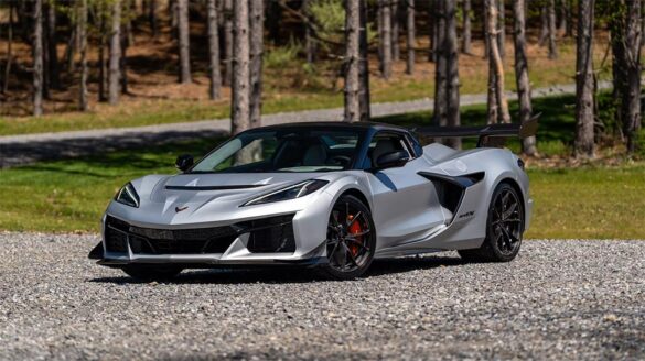Corvette Values: 2026 Corvette ZR1X Quail Silver Limited Edition Sells at Mecum Indy for $605,000