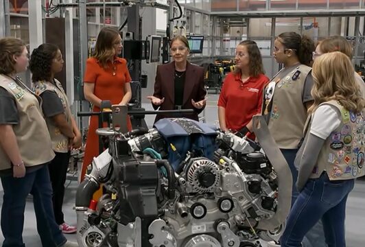 [VIDEO] GM’s Mary Barra Featured on Good Morning America from Inside the Corvette Assembly Plant
