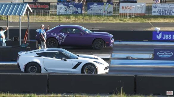 [VIDEO] Racing into the Weekend with a C7 Corvette Z06 versus a Dodge SRT Demon