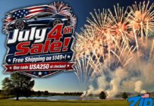 Get Free Shipping from Zip Corvette this 4th of July Weekend July 4 Free Shipping at Zip Corvette