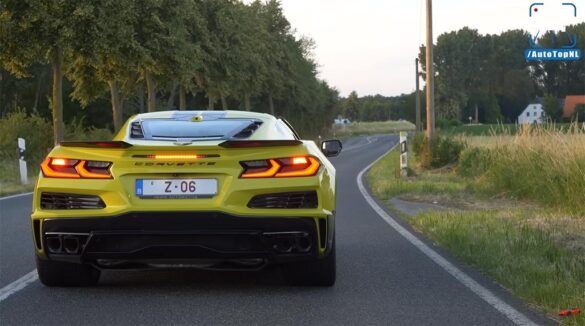 [VIDEO] Watch (and Listen) as a C8 Corvette Z06 Runs Full Throttle on the German Autobahn