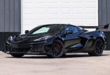 Black 2026 Corvette ZR1 Convertible Stars & Steel Edition Heading to Mecum Harrisburg Black 2026 Corvette ZR1 Convertible Stars & Steel Edition Heading to Mecum Harrisburg