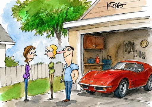 Saturday Morning Corvette Comic: Summertime Work Out