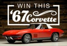 ENDS SUNDAY: Win a Two-Time NCRS Top Flight 1967 Corvette Convertible and $10,000 Cash ENDS SUNDAY: Win a Two-Time NCRS Top Flight 1967 Corvette Convertible and $10,000 Cash