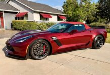 Corvettes for Sale: Modded Spice Red 2016 Corvette Z06/Z07 Convertible with a 7-Speed Manual Corvettes for Sale: Modded Spice Red 2016 Corvette Z06/Z07 Convertible with a 7-Speed Manual