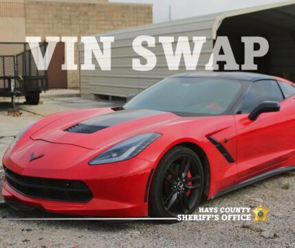 [STOLEN] Texas Sheriff’s Office Recovers a Stolen C7 Corvette and Other Equipment