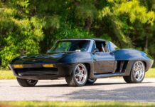 Corvettes for Sale: 1963 Corvette Split Window ‘V7 Twin Turbo’ SEMA Show Car on Bring a Trailer Corvettes for Sale: 1963 Corvette Split Window 'V7 Twin Turbo' SEMA Show Car on Bring a Trailer