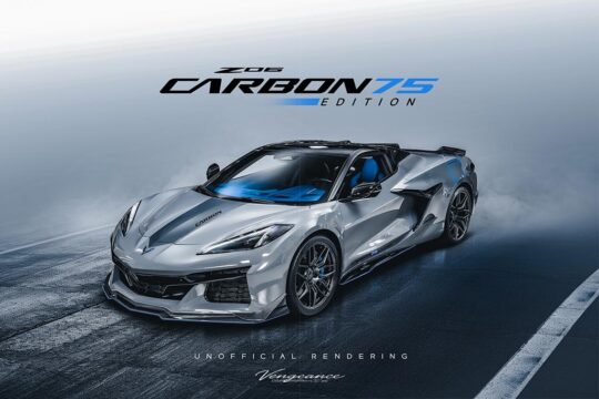 [PIC] Vengeance Graphix Imagines the 2028 Corvette Carbon 75 Anniversary Edition
