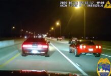 Jacksonville Police Officer Has a Front Row Seat as Street Racers Hit 120 MPH on Bridge Jacksonville Police Has a Front Row Seat as Street Racers Hit 120 MPH on Bridge