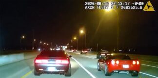 Jacksonville Police Officer Has a Front Row Seat as Street Racers Hit 120 MPH on Bridge Jacksonville Police Has a Front Row Seat as Street Racers Hit 120 MPH on Bridge