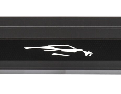 Chevrolet is Now Offering New Dark Stainless Steel Sill Plates for C8 Corvettes