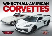 Two Corvettes, One Dream: Z06 Stars & Steel and a Big Block 1965 Sting Ray Could Be Yours Corvette Dream Giveaway is Offering Two Legendary Corvettes