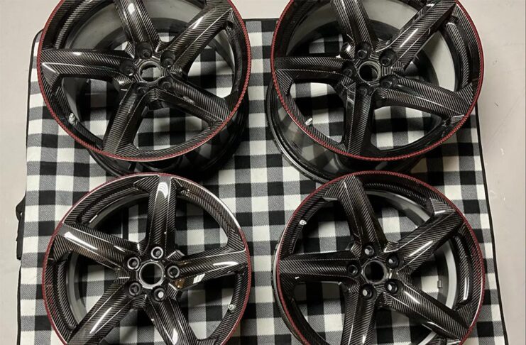 ENDS TODAY: BaT Auction for a Set of Carbon Revolution Visible Carbon Fiber Wheels ENDS TODAY: BaT Auction for a Set of Carbon Revolution Visible Carbon Fiber Wheels