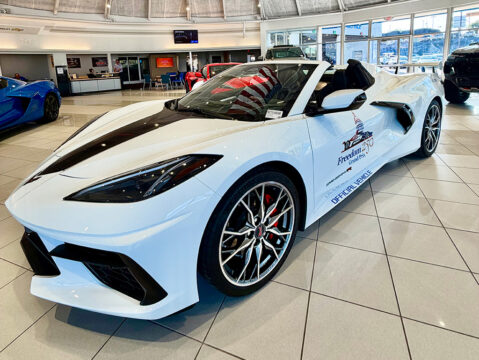 Corvettes for Sale: 2026 Corvette Stingray Official Freedom 250 Pace Car