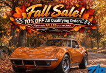 Zip Corvette Welcomes Fall with 10% Off! Zip Corvette is celebrating the changing of the seasons with 10% Savings on qualifying online orders now through Sunday, September 27th.