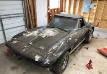 Corvettes for Sale: 1966 Corvette Convertible Project Car on Bring a Trailer
