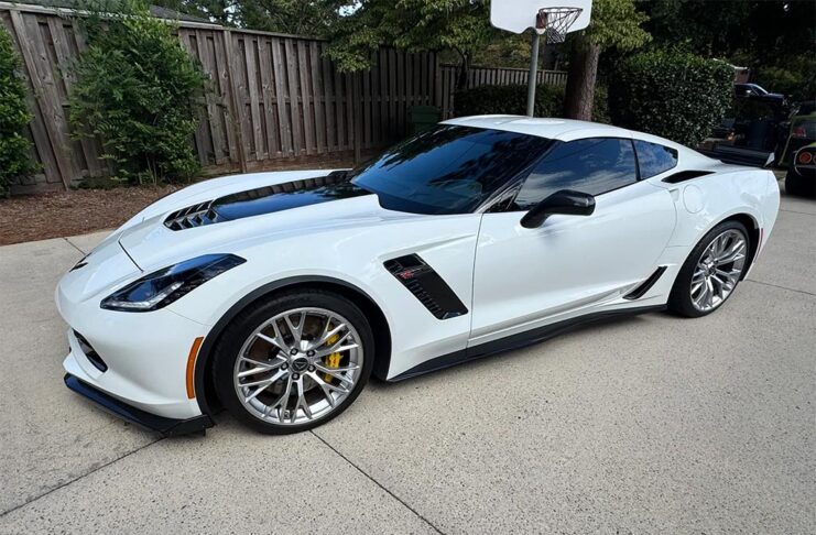 Corvettes for Sale: 6K-Mile 2016 Corvette Z06 Coupe with Manual 7-Speed on BaT Corvettes for Sale: 6K-Mile 2016 Corvette Z06 Coupe with Manual 7-Speed on BaT
