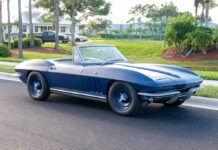 Corvettes for Sale: Ex-Robert Downey Jr 1965 Corvette Sting Ray Tesla EV Conversion Corvettes for Sale: Ex-Robert Downey Jr 1965 Corvette Sting Ray Tesla EV Conversion