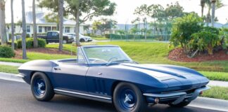 Corvettes for Sale: Ex-Robert Downey Jr 1965 Corvette Sting Ray Tesla EV Conversion Corvettes for Sale: Ex-Robert Downey Jr 1965 Corvette Sting Ray Tesla EV Conversion
