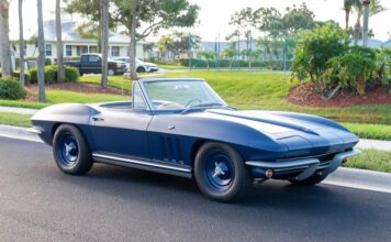 Corvettes for Sale: Ex-Robert Downey Jr 1965 Corvette Sting Ray Tesla EV Conversion Corvettes for Sale: Ex-Robert Downey Jr 1965 Corvette Sting Ray Tesla EV Conversion