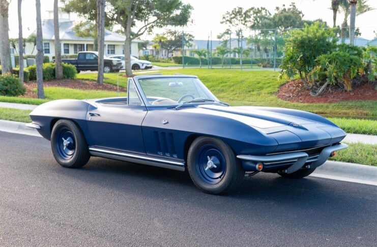 Corvettes for Sale: Ex-Robert Downey Jr 1965 Corvette Sting Ray Tesla EV Conversion Corvettes for Sale: Ex-Robert Downey Jr 1965 Corvette Sting Ray Tesla EV Conversion