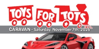 Ciocca Corvette’s 23rd Annual Toys for Tots Caravan is November 7th Ciocca Corvette's Annual Toys for Tots Caravan is November 7th