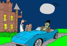 Saturday Morning Corvette Comic: Frankenstein’s Monster is Living the Vette Afterlife Saturday Morning Corvette Comic: Frankenstein's Monster is Living the Vette Afterlife